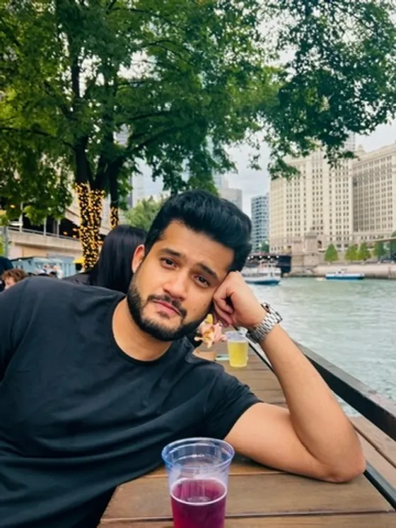 Prateek on the Chicago riverwalk.